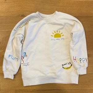 Hanna Andersson size 6-7 embroidered sweatshirt
